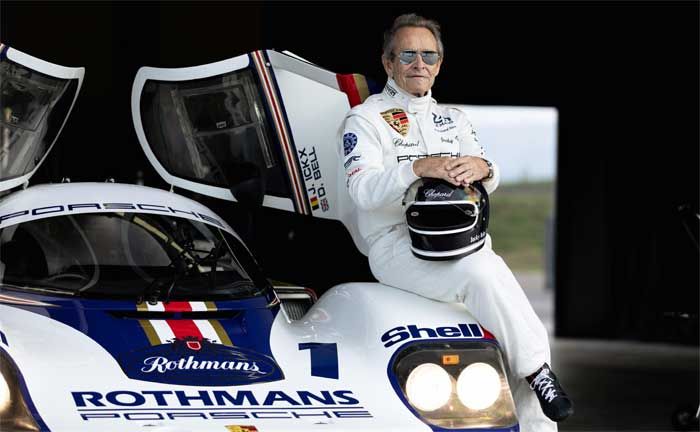 Jacky Ickx, Porsche 956, 2023 (Quelle: Porsche AG)