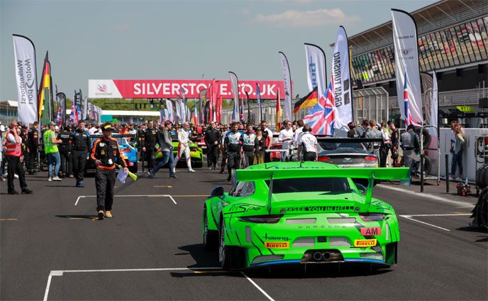 Silverstone: Jrgen Hring, Edward-Lewis Brauner, Wolfgang Triller, Porsche 911 GT3 R (Herberth Motorsport)