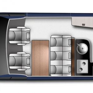 Ford Westfalia Nugget Plus - Grundriss Wohnen