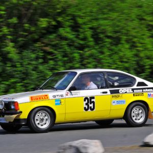 Kadett C GT/E von 1978 startet bei der Rallye Hessen-Thringen