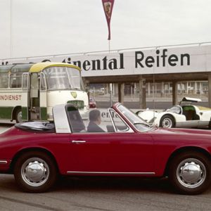 Porsche Typ 911 2,0 Targa, Mj. 1967 am Hockenheimring