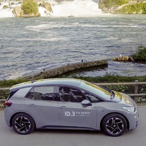 Volkswagen ID.3 fhrt mit nur einer Batterieladung von Zwickau in die Schweiz