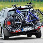 Fahrradtrger Premium 3 von Eufab beim Ausweichtest