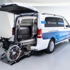 Mercedes-Benz eVito Tourer mit Umbau zur Befrderung von Rollstuhlfahrern