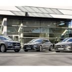 Mercedes-Benz Plug-in-Hybridmodelle der Kompakten: Mercedes-Benz GLA 250 e, CLA 250 e Coup und CLA 250 e Shooting Brake