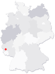 Lage von Eisenach in Deutschland